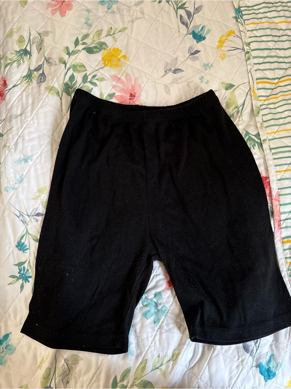 Women Black Biker Shorts